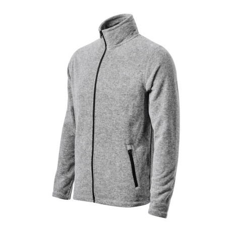 Micro fleece pánský 852 Factor  - M3 stříbrný melír
