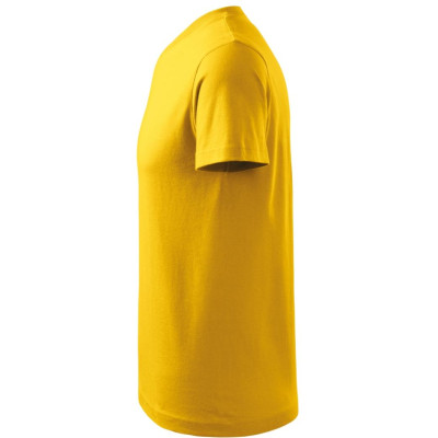 Tričko unisex 102 V-neck  - 04 žlutá
