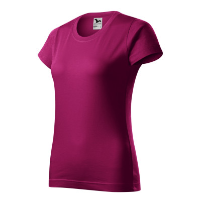 Tričko dámské 134 Basic  - 49 fuchsia red