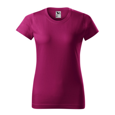 Tričko dámské 134 Basic  - 49 fuchsia red