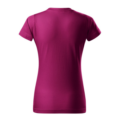 Tričko dámské 134 Basic  - 49 fuchsia red