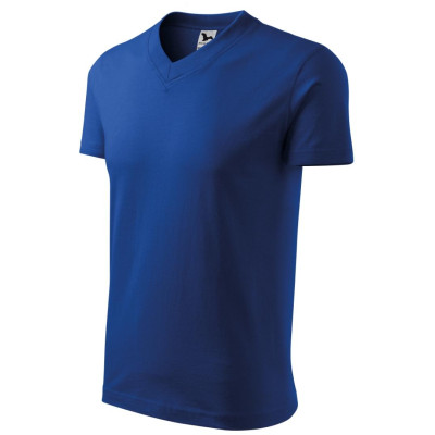 Tričko unisex 102 V-neck  - 05 královská modrá