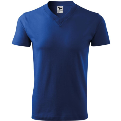 Tričko unisex 102 V-neck  - 05 královská modrá