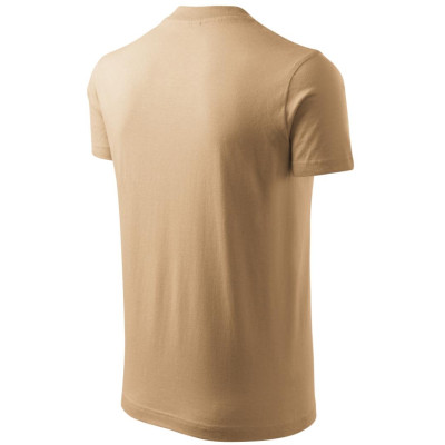 Tričko unisex 102 V-neck  - 08 písková