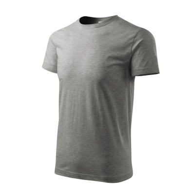 Tričko unisex 137 Heavy New  - 12 tmavě šedý melír