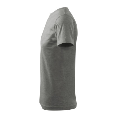 Tričko unisex 137 Heavy New  - 12 tmavě šedý melír