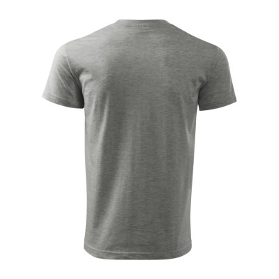 Tričko unisex 137 Heavy New  - 12 tmavě šedý melír