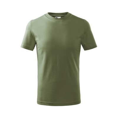 Tričko dětské 138 Basic  - 09 khaki