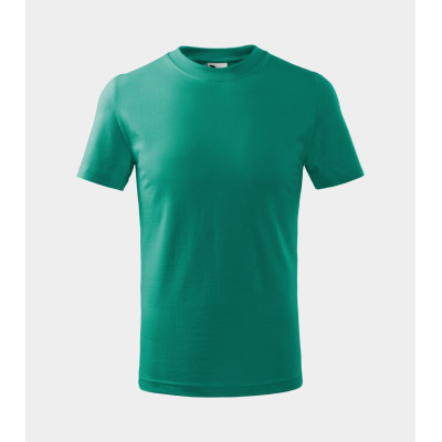 Tričko dětské 138 Basic  - 19 emerald