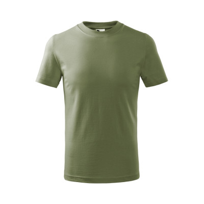 Tričko dětské 138 Basic  - 28 světlá khaki