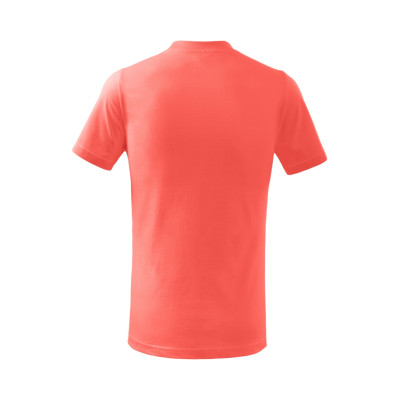 Tričko dětské 138 Basic  - A1 korálová