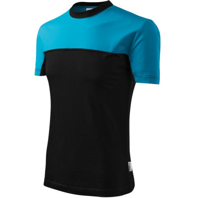 Tričko unisex 109 Colormix  - 44 tyrkysová