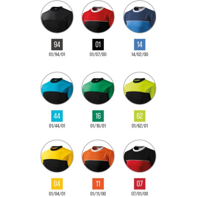 Tričko unisex 109 Colormix  - 44 tyrkysová