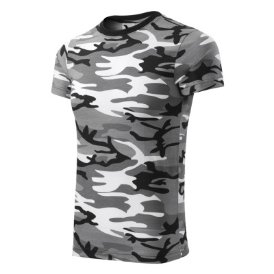 Tričko unisex 144 Camouflage  - 32 camouflage gray