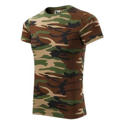 Tričko unisex 144 Camouflage  - 33 camouflage brown