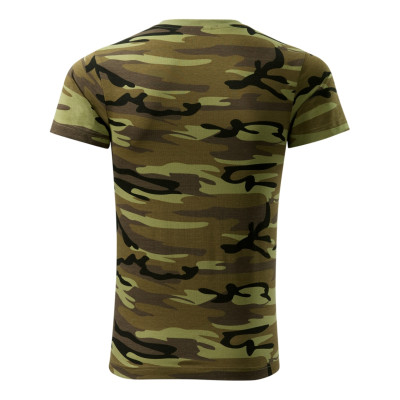 Tričko unisex 144 Camouflage  - 34 camouflage green
