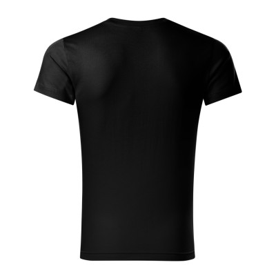 Tričko pánské 146 Slim Fit V-neck  - 01 černá