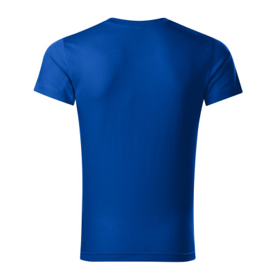 Tričko pánské 146 Slim Fit V-neck  - 05 královská modrá