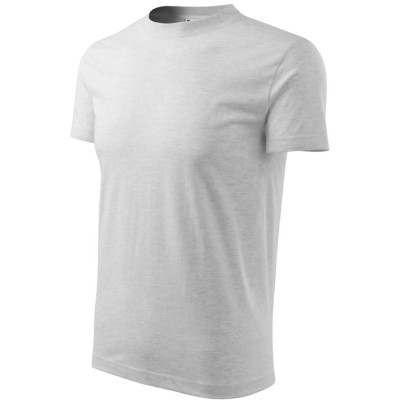 Tričko unisex 110 Heavy  - 03 světle šedý melír