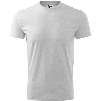 Tričko unisex 110 Heavy  - 03 světle šedý melír