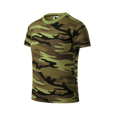 Tričko dětské 149 Camouflage  - 34 camouflage green