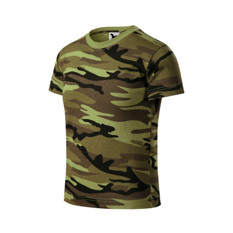 Tričko dětské 149 Camouflage  - 34 camouflage green