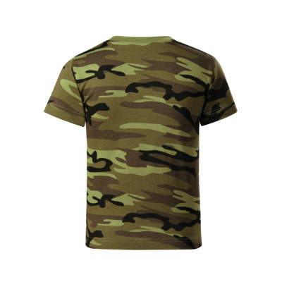 Tričko dětské 149 Camouflage  - 34 camouflage green
