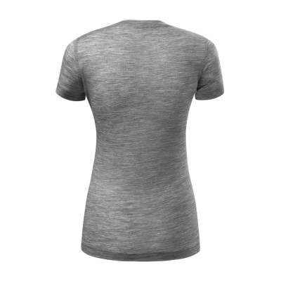 Tričko dámské 158 Merino Rise  - 12 tmavě šedý melír