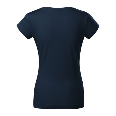 Tričko dámské 162 Fit V-neck  - 02 námořní modrá