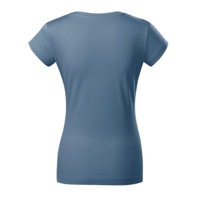 Tričko dámské 162 Fit V-neck  - 60 denim