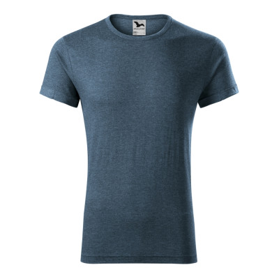 Tričko pánské 163 Fusion  - M2 tmavý denim melír