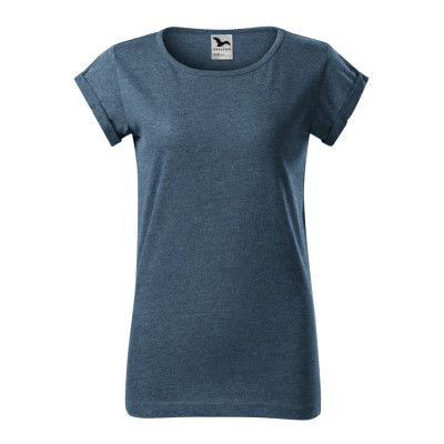 Tričko dámské 164 Fusion  - M2 tmavý denim melír
