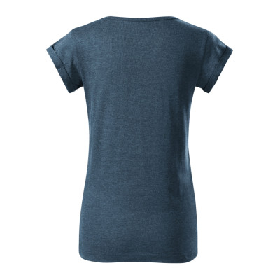 Tričko dámské 164 Fusion  - M2 tmavý denim melír