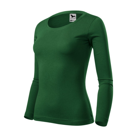 Triko dámské 169 Fit-T LS  - 06 lahvově zelená