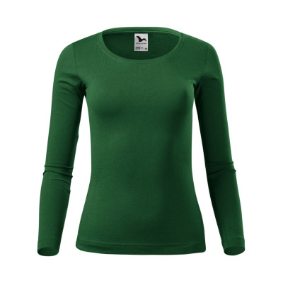 Triko dámské 169 Fit-T LS  - 06 lahvově zelená