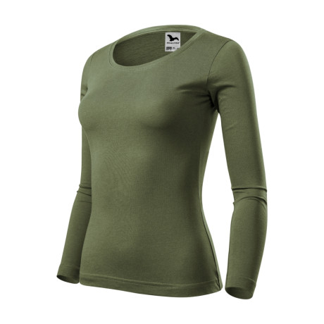 Triko dámské 169 Fit-T LS  - 09 khaki