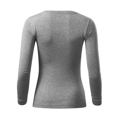 Triko dámské 169 Fit-T LS  - 12 tmavě šedý melír
