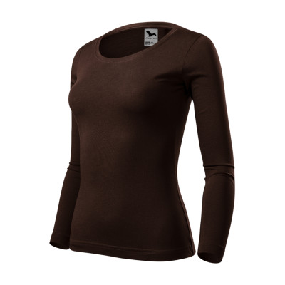Triko dámské 169 Fit-T LS  - 27 kávová