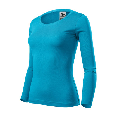 Triko dámské 169 Fit-T LS  - 44 tyrkysová