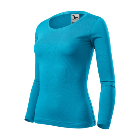 Triko dámské 169 Fit-T LS  - 44 tyrkysová