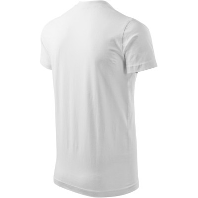 Tričko unisex 111 Heavy V-neck  - 00 bílá