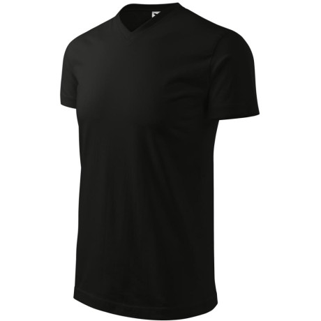 Tričko unisex 111 Heavy V-neck  - 01 černá