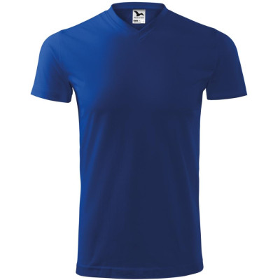 Tričko unisex 111 Heavy V-neck  - 05 královská modrá