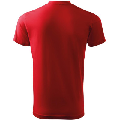 Tričko unisex 111 Heavy V-neck  - 07 červená