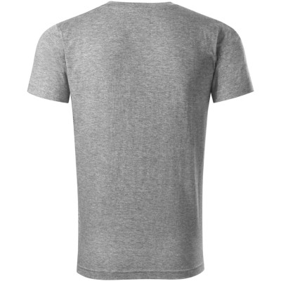 Tričko unisex 111 Heavy V-neck  - 12 tmavě šedý melír