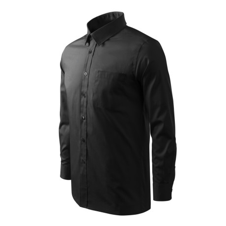 Košile pánská 209 Style LS  - 01 černá