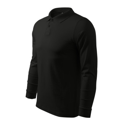 Polokošile pánská 211 Single J. LS  - 01 černá