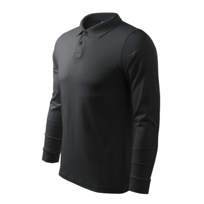 Polokošile pánská 211 Single J. LS  - 94 ebony gray