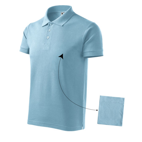 Polokošile pánská 212 Cotton  - 15 nebesky modrá