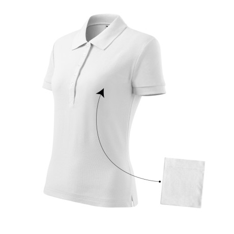 Polokošile dámská 213 Cotton  - 00 bílá